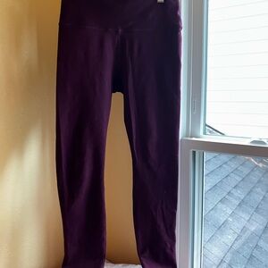 Fabletics Purple Leggings with Slim Fit and Full Length